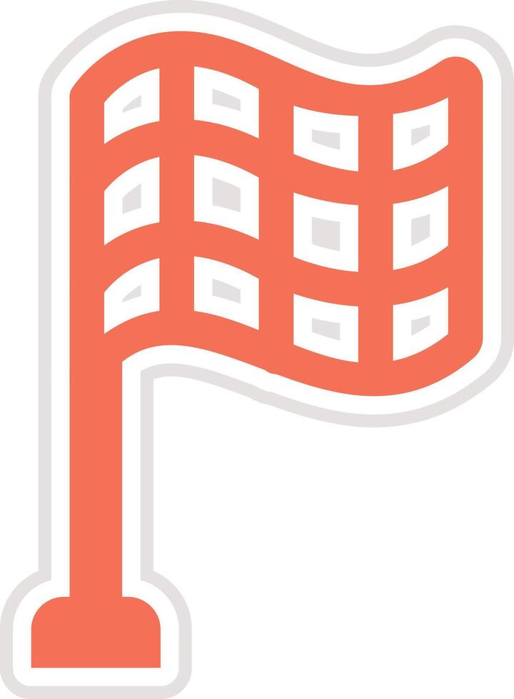 Checkered flag Icon Design Illustration vector