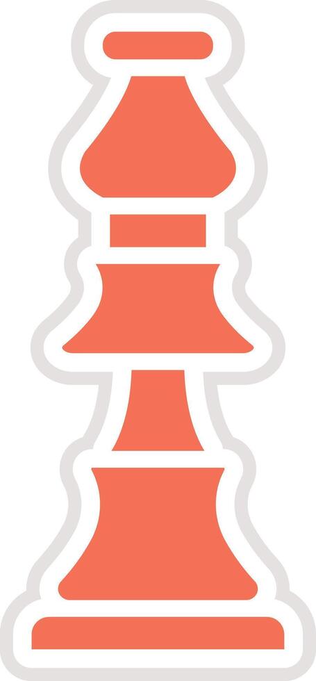 Bishop Icon Design Illustration vector