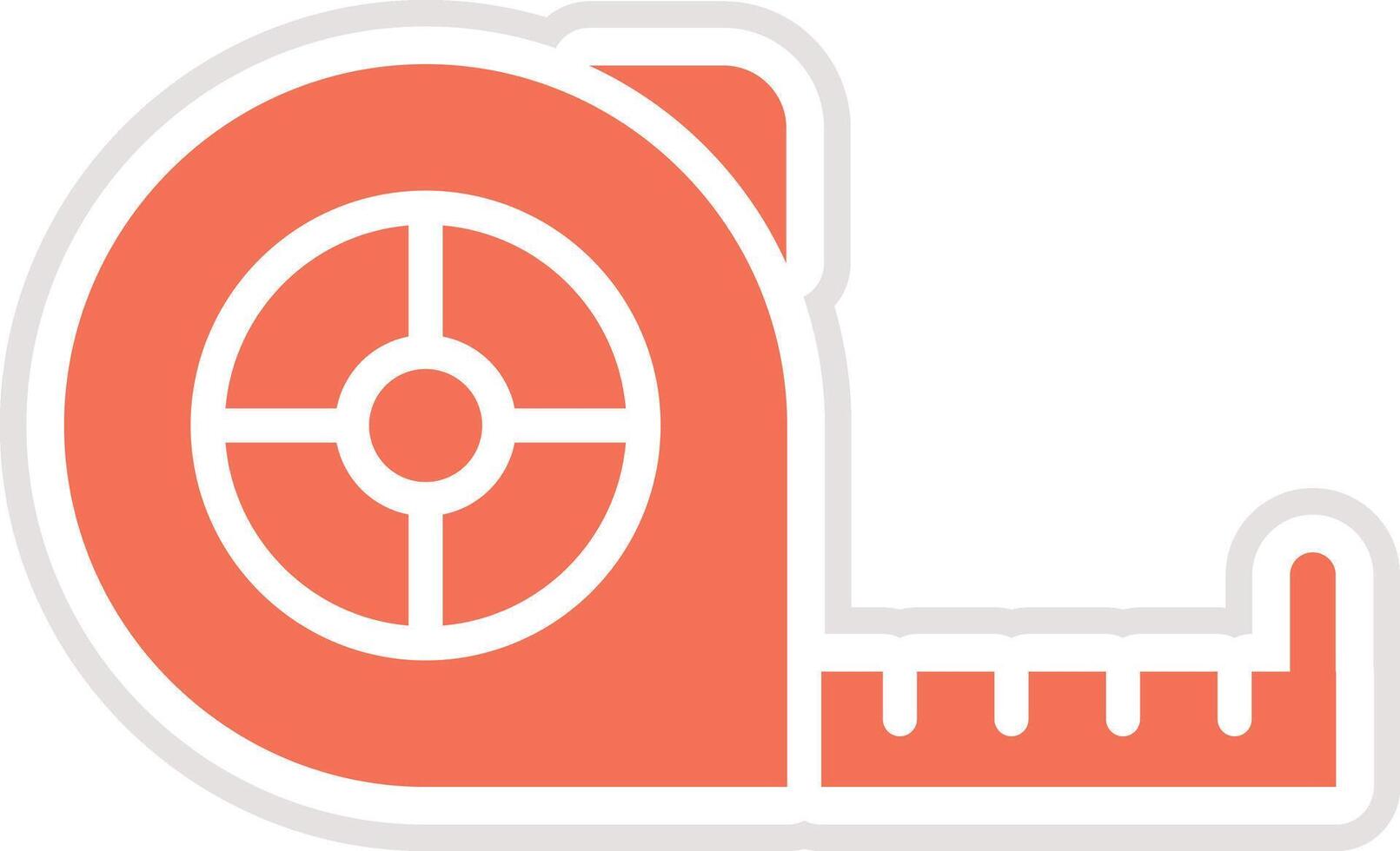 Measuring tape Icon Design Illustration vector