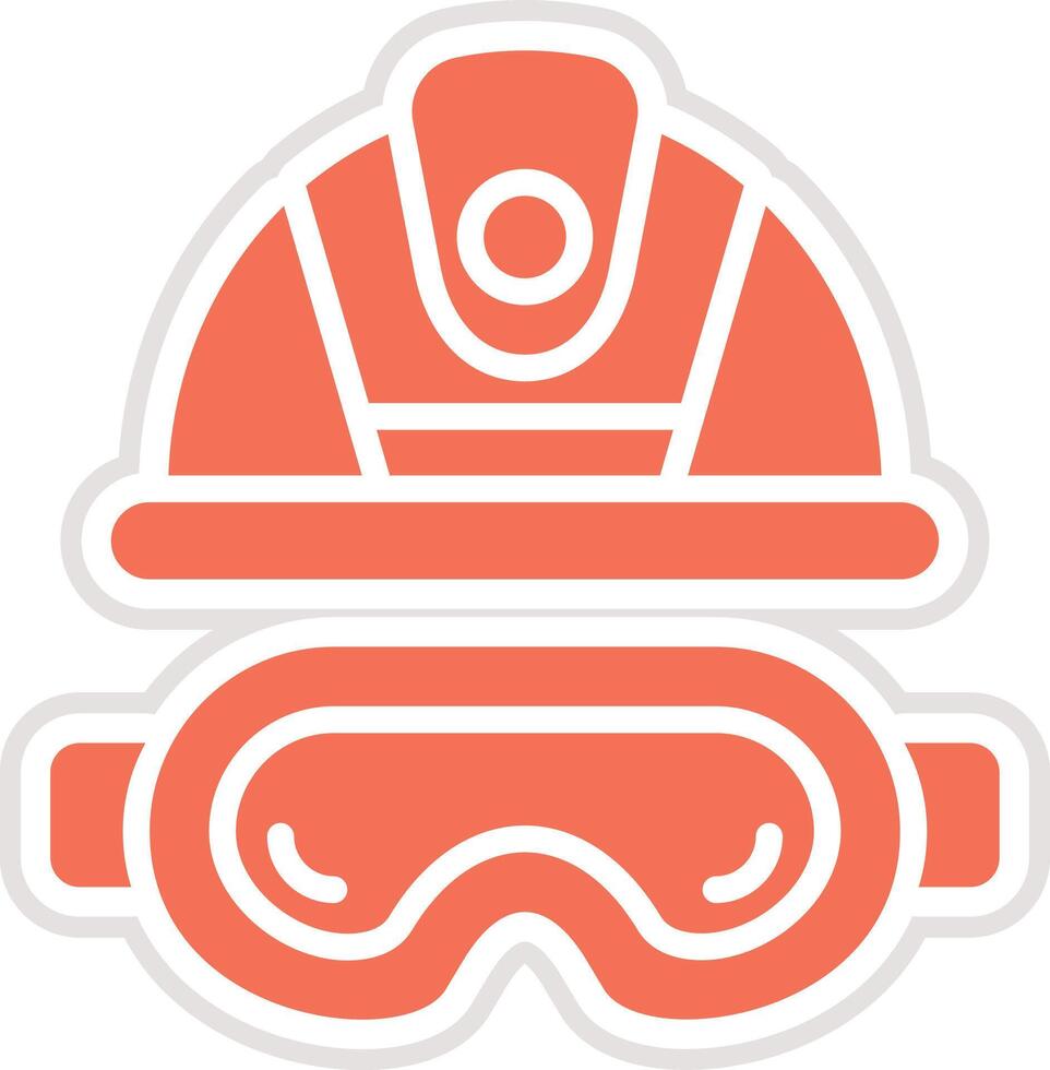 Safety glasses Icon Design Illustration vector