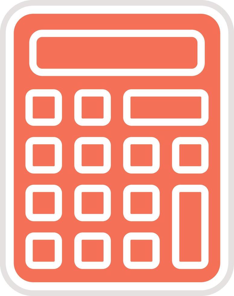 Calculator Icon Design Illustration vector