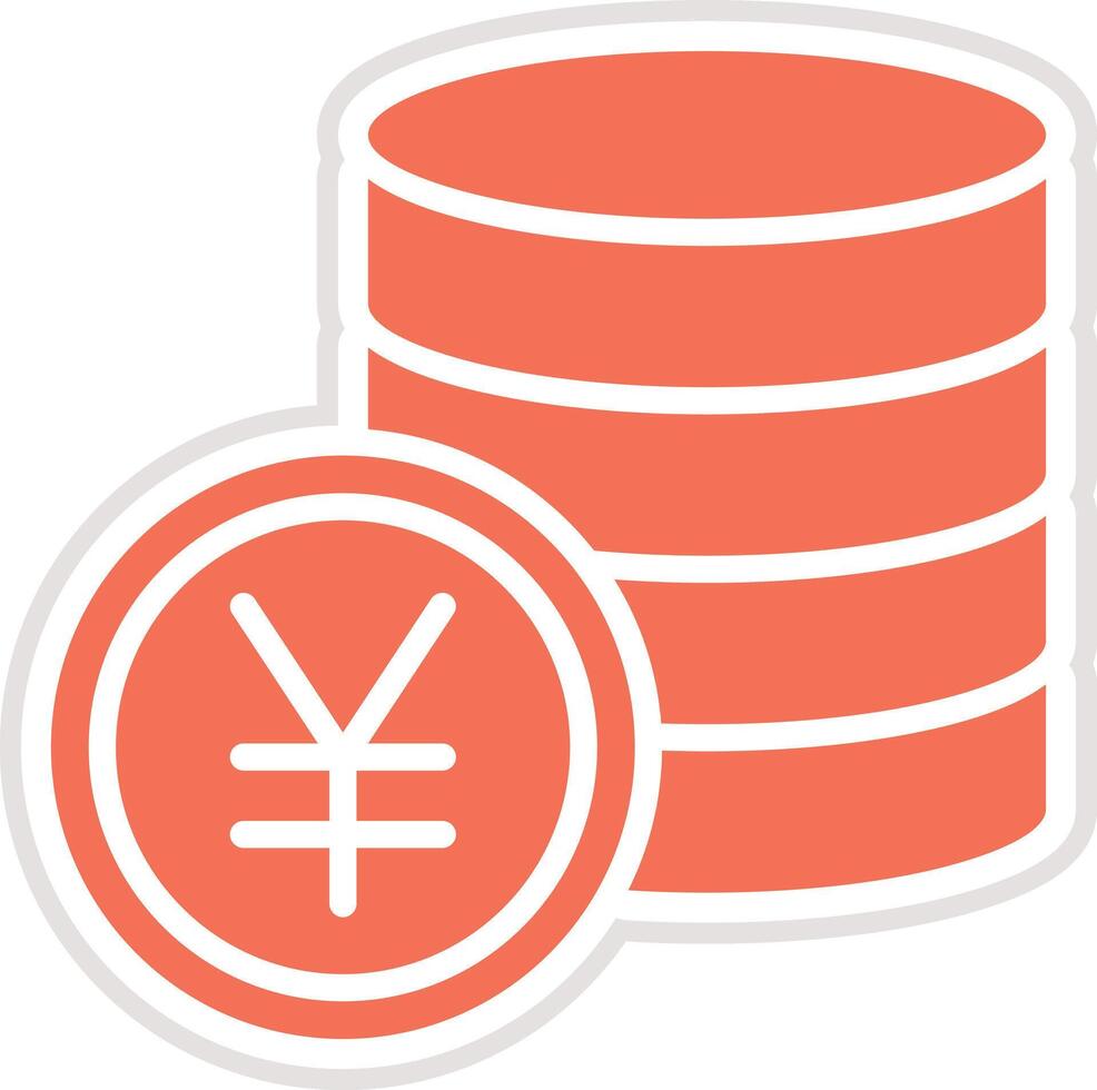 Yen Icon Design Illustration vector