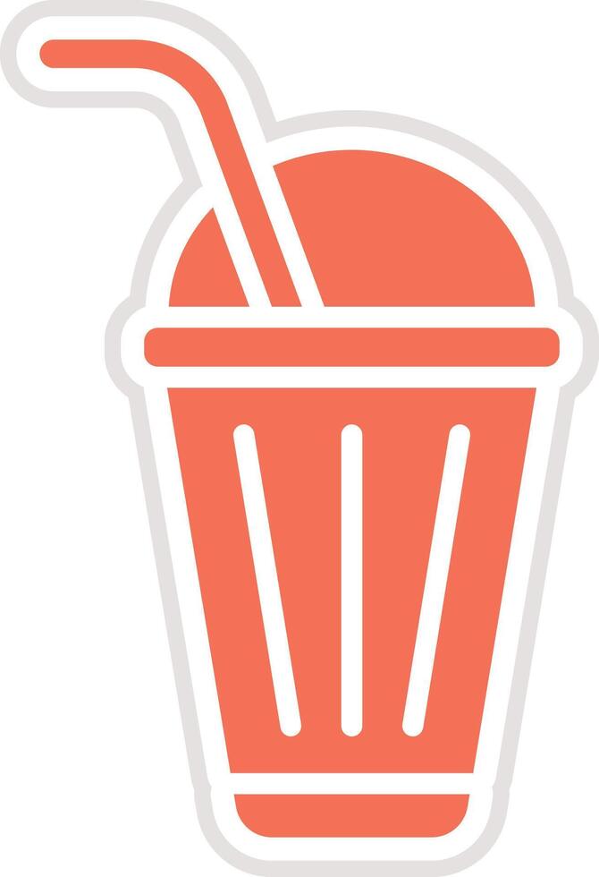Soft drink Icon Design Illustration vector