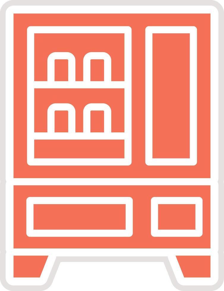 Vending machine Icon Design Illustration vector