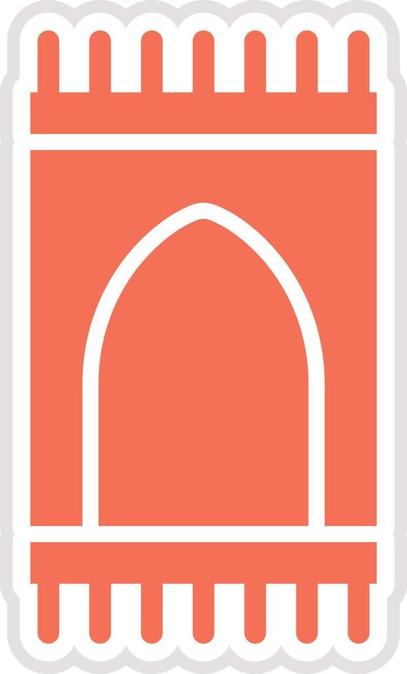 Sajadah Icon Design Illustration vector
