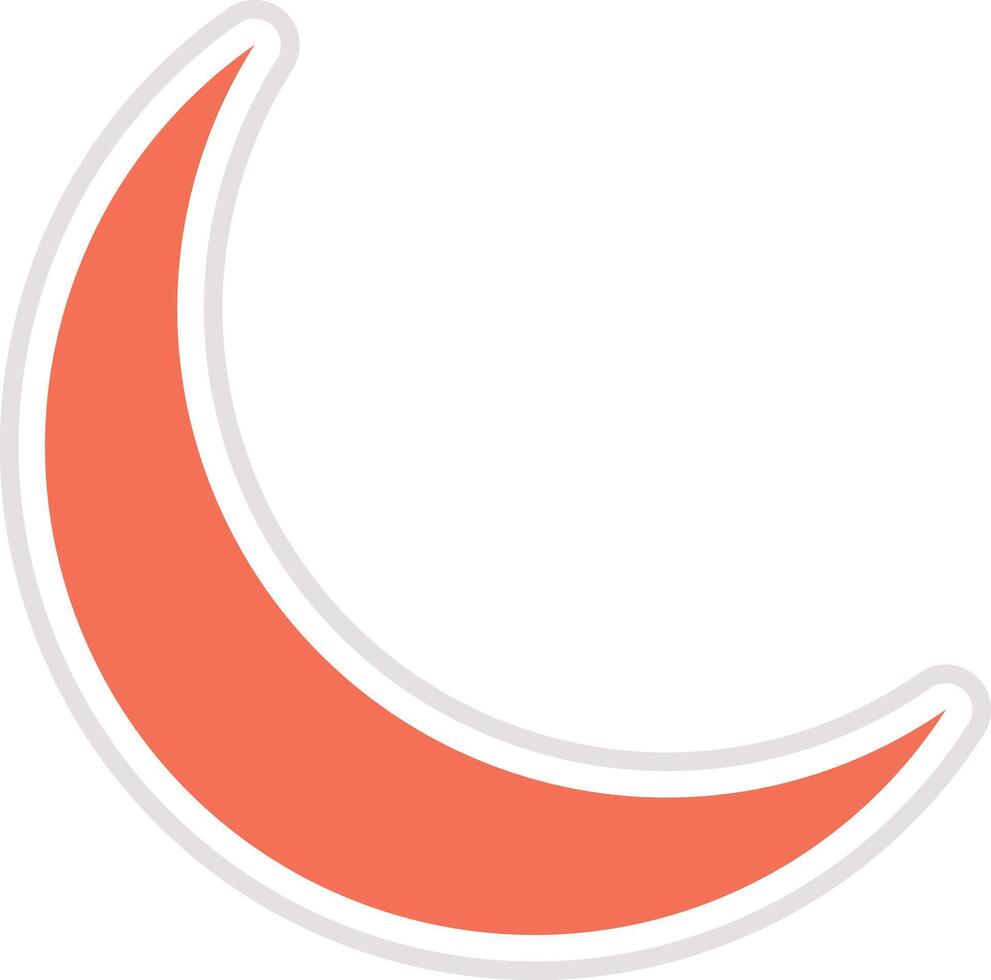 Moon Icon Design Illustration vector