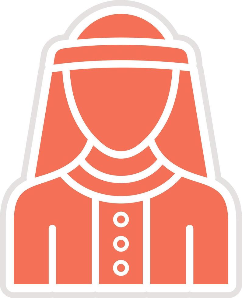 Arab man Icon Design Illustration vector
