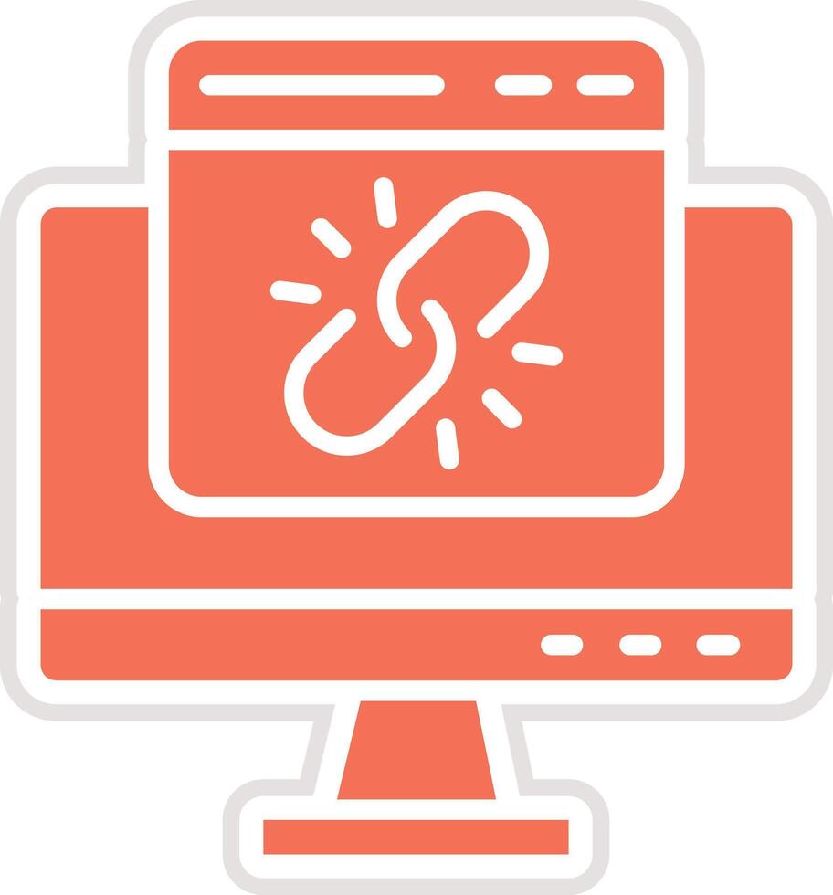 Web link Icon Design Illustration vector