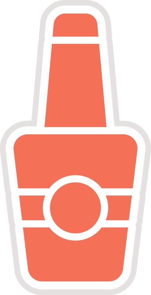 Nail polish Icon Design Illustration vector