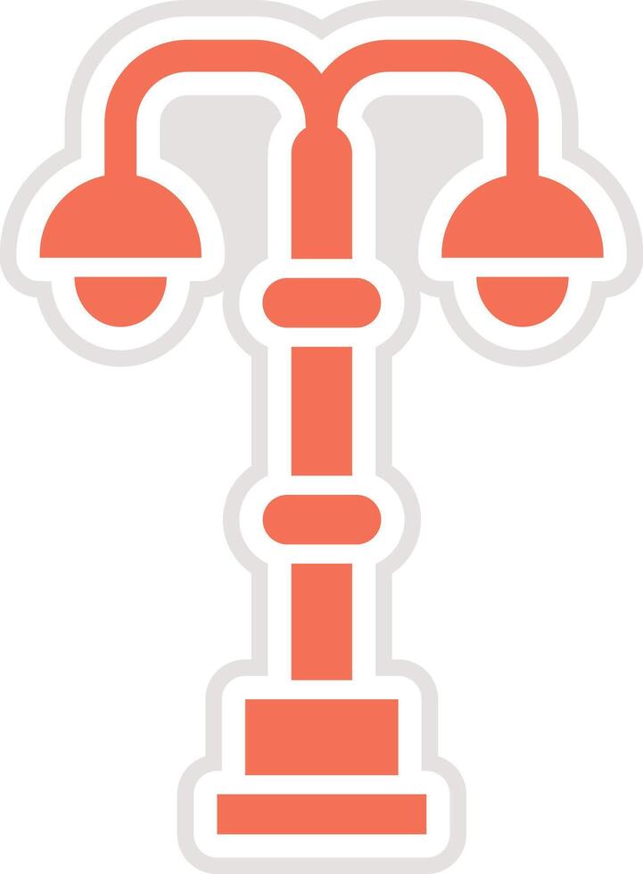Street light Icon Design Illustration vector