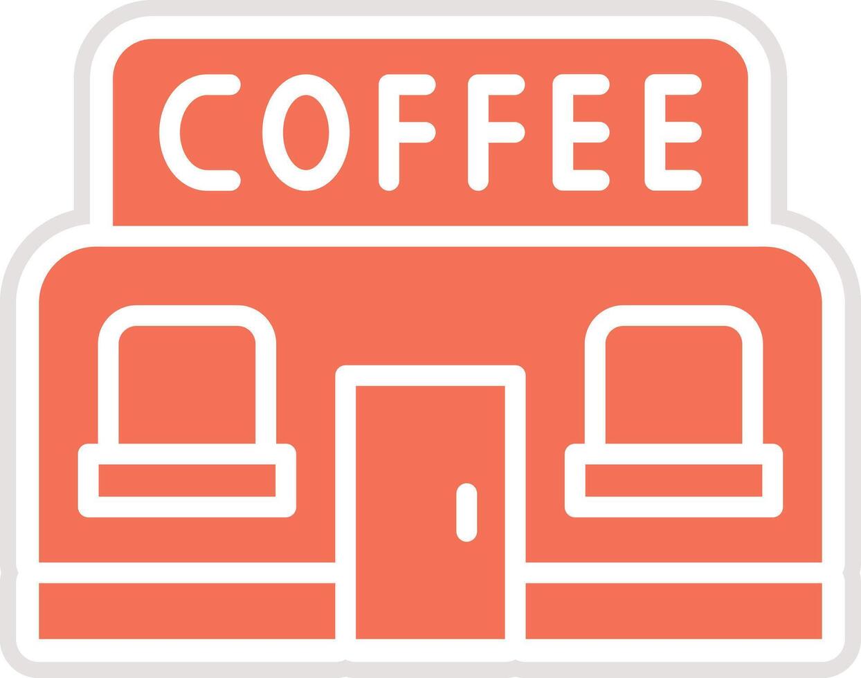 Coffee shop Icon Design Illustration vector