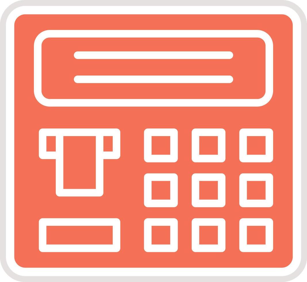 Atm machine Icon Design Illustration vector