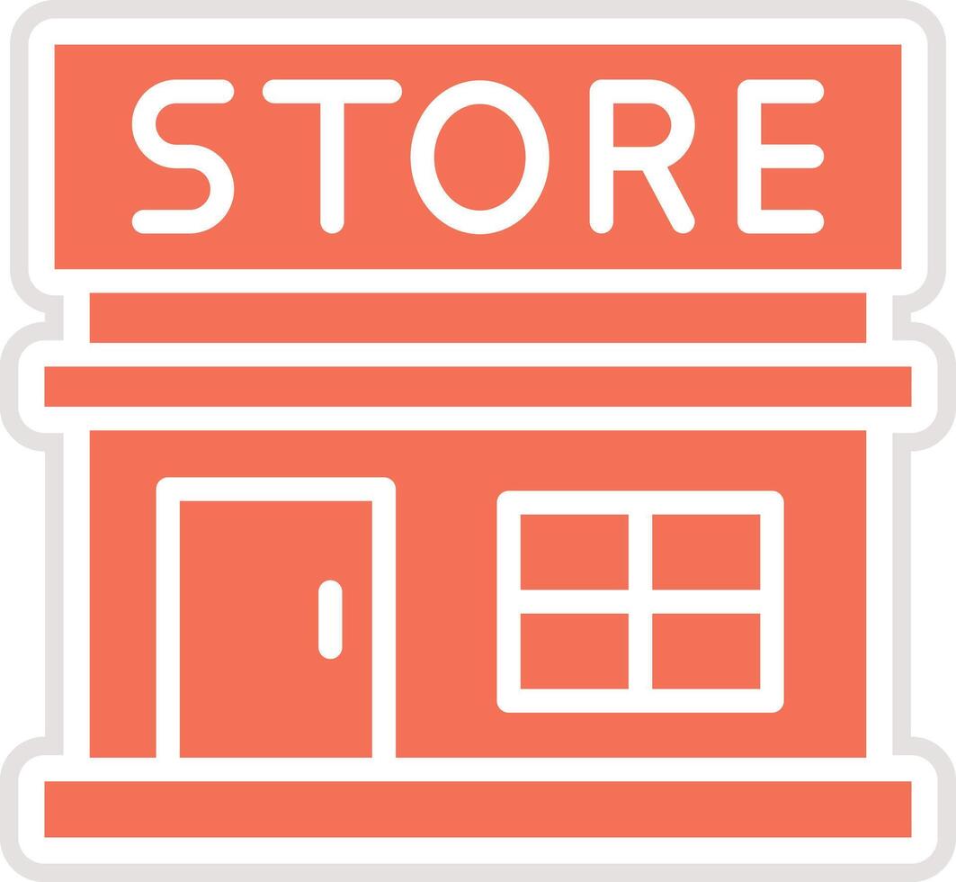 Grocery store Icon Design Illustration vector