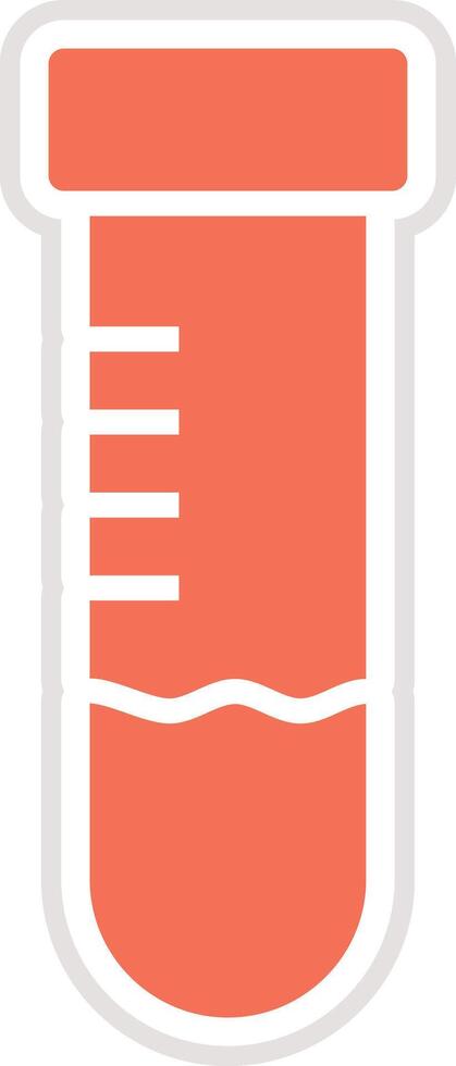 Test tube Icon Design Illustration vector