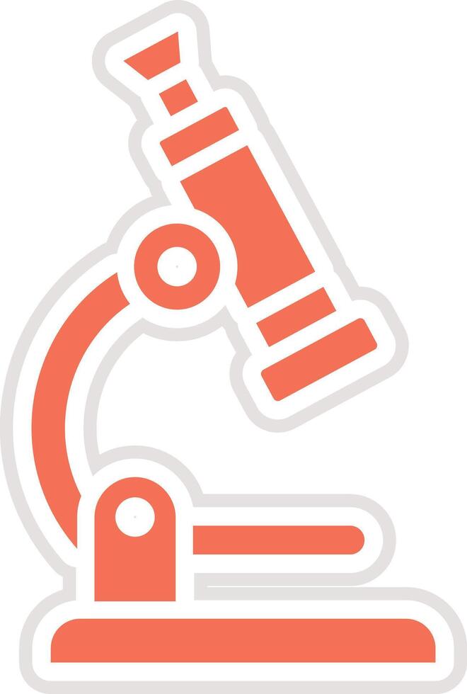 Microscope Icon Design Illustration vector