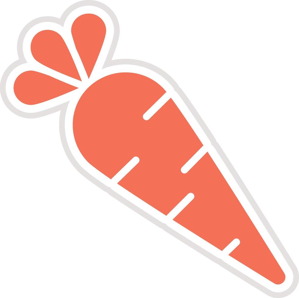 Carrot Icon Design Illustration vector