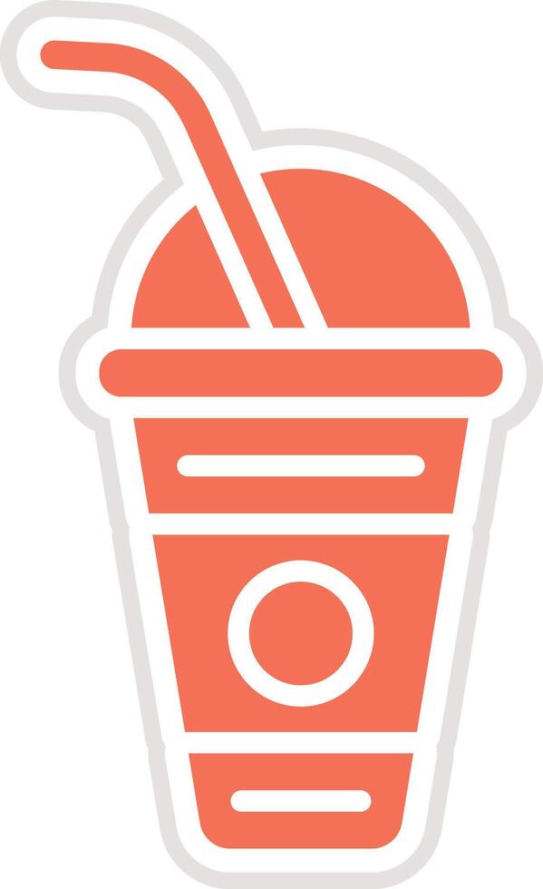 Soft drink Icon Design Illustration vector