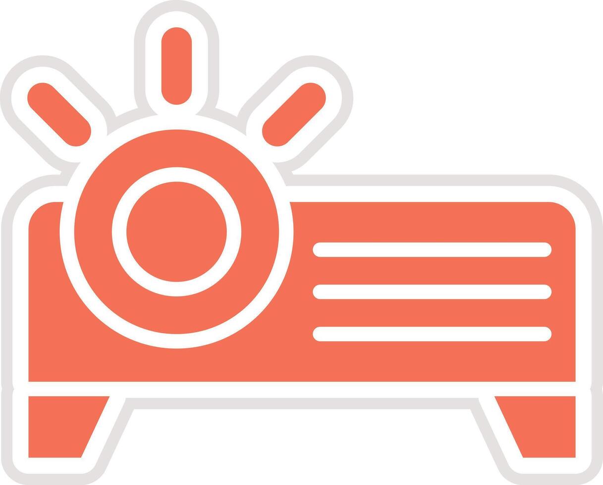 Projector Icon Design Illustration vector