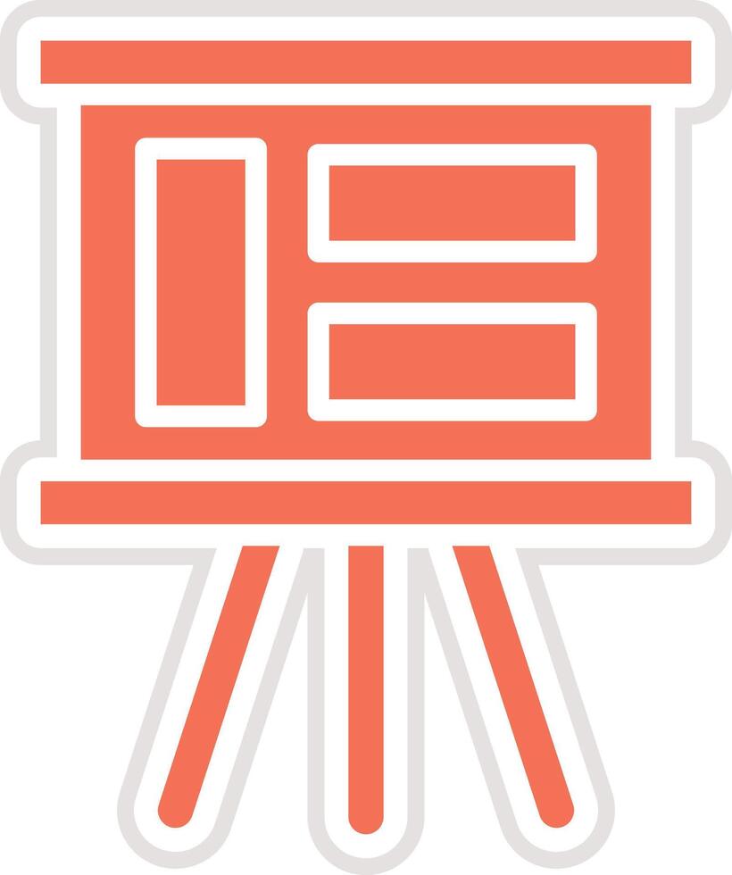 Story board Icon Design Illustration vector