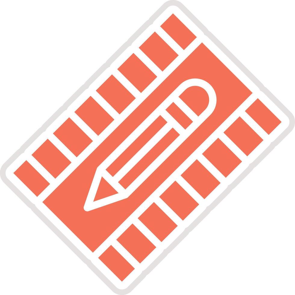 Film editing Icon Design Illustration vector