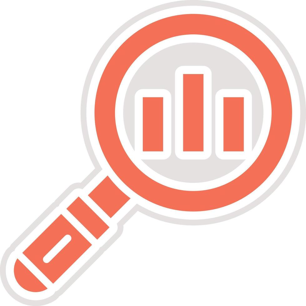 Data analytic Icon Design Illustration vector