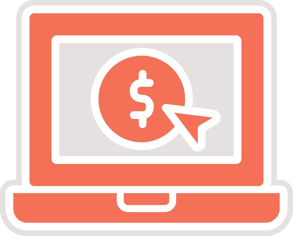 Pay per click Icon Design Illustration vector