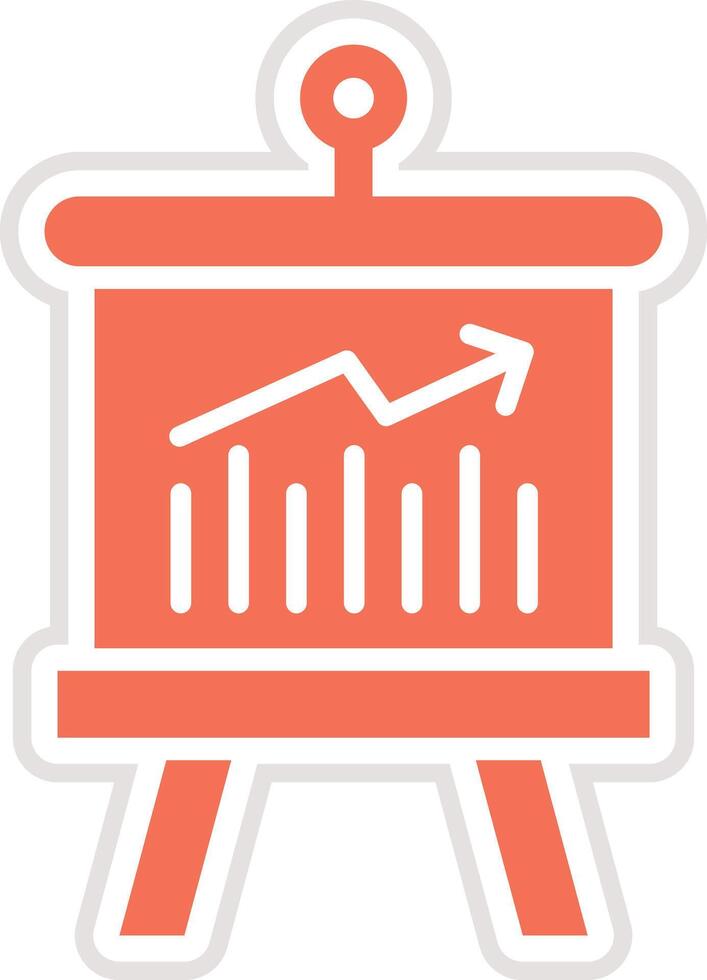Stock market Icon Design Illustration vector