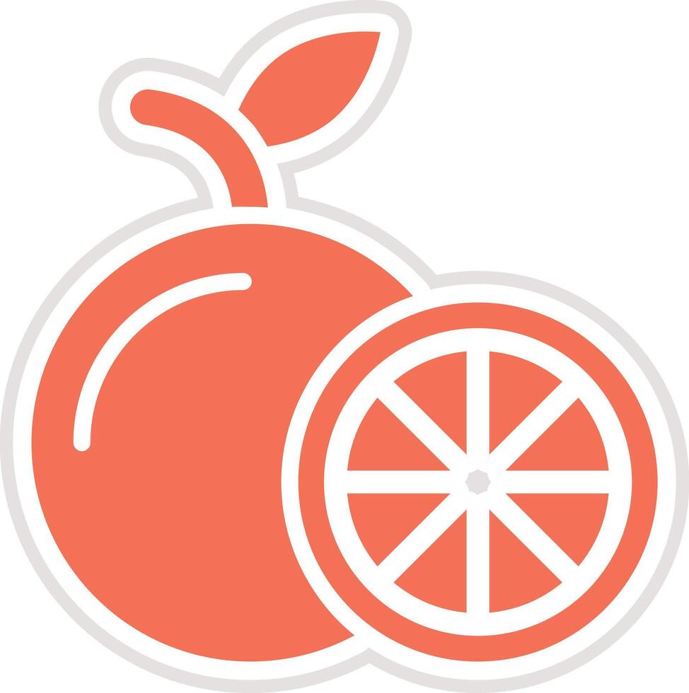 Orange Icon Design Illustration vector