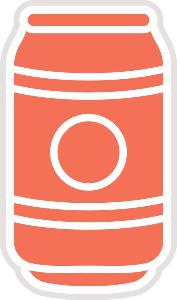Can Icon Design Illustration vector