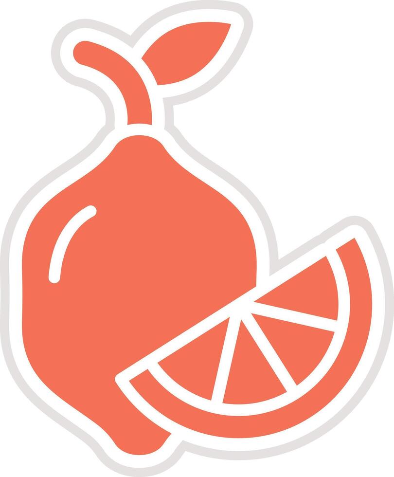 Lemon Icon Design Illustration vector
