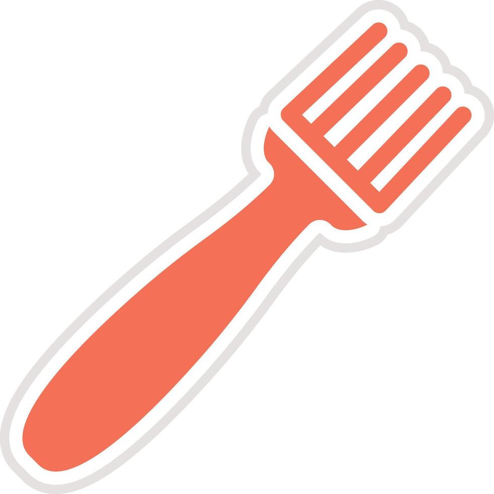 Fork Icon Design Illustration vector