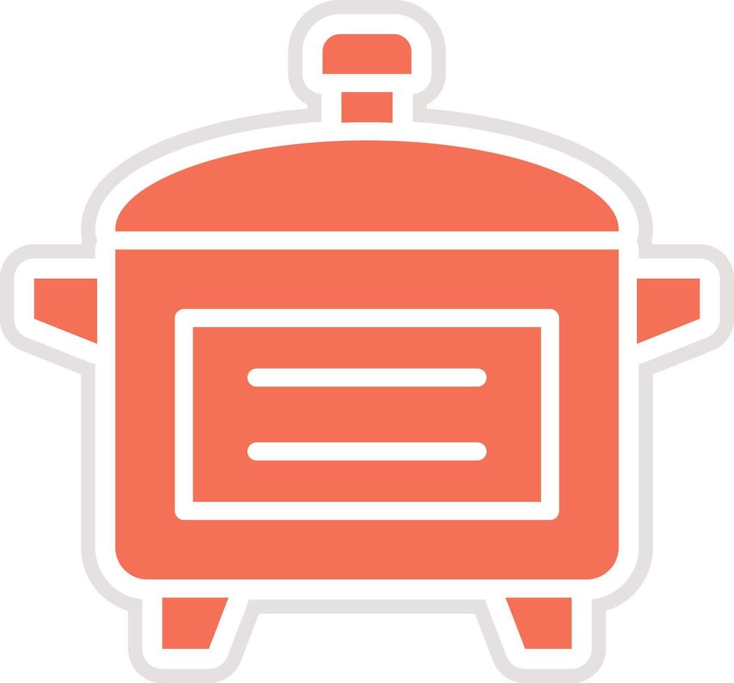 Cooker Icon Design Illustration vector
