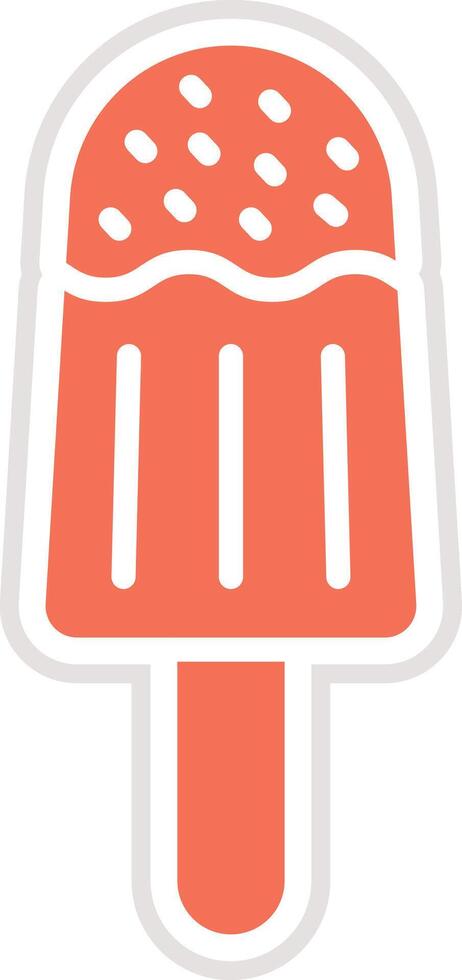 Ice cream Icon Design Illustration vector