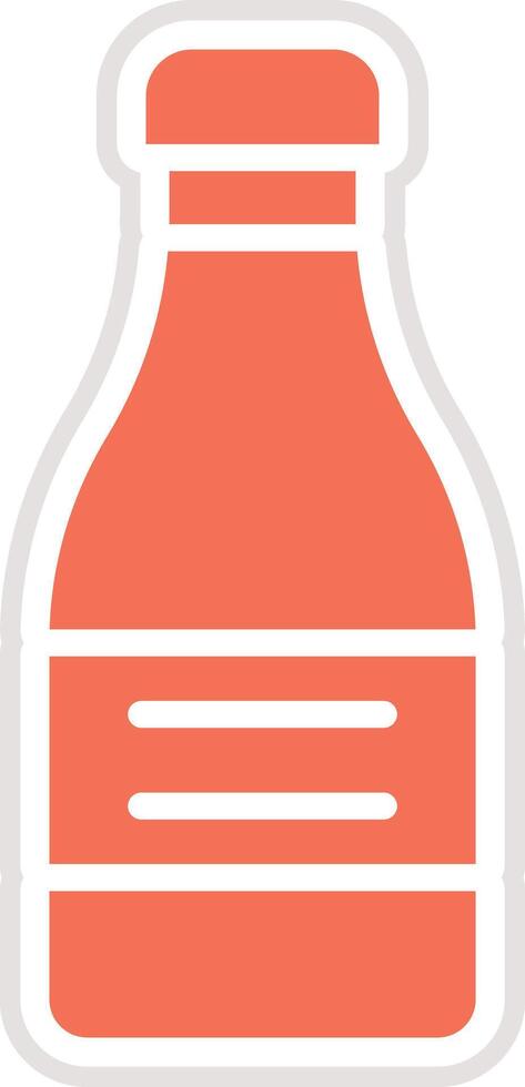 Ketchup Icon Design Illustration vector