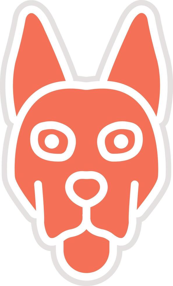 Dog Icon Design Illustration vector
