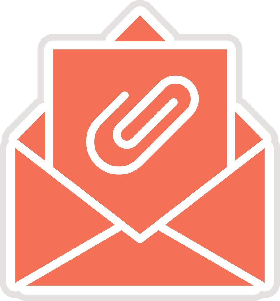 Attached Icon Design Illustration vector