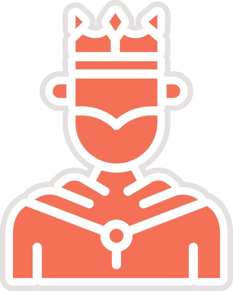 King Icon Design Illustration vector