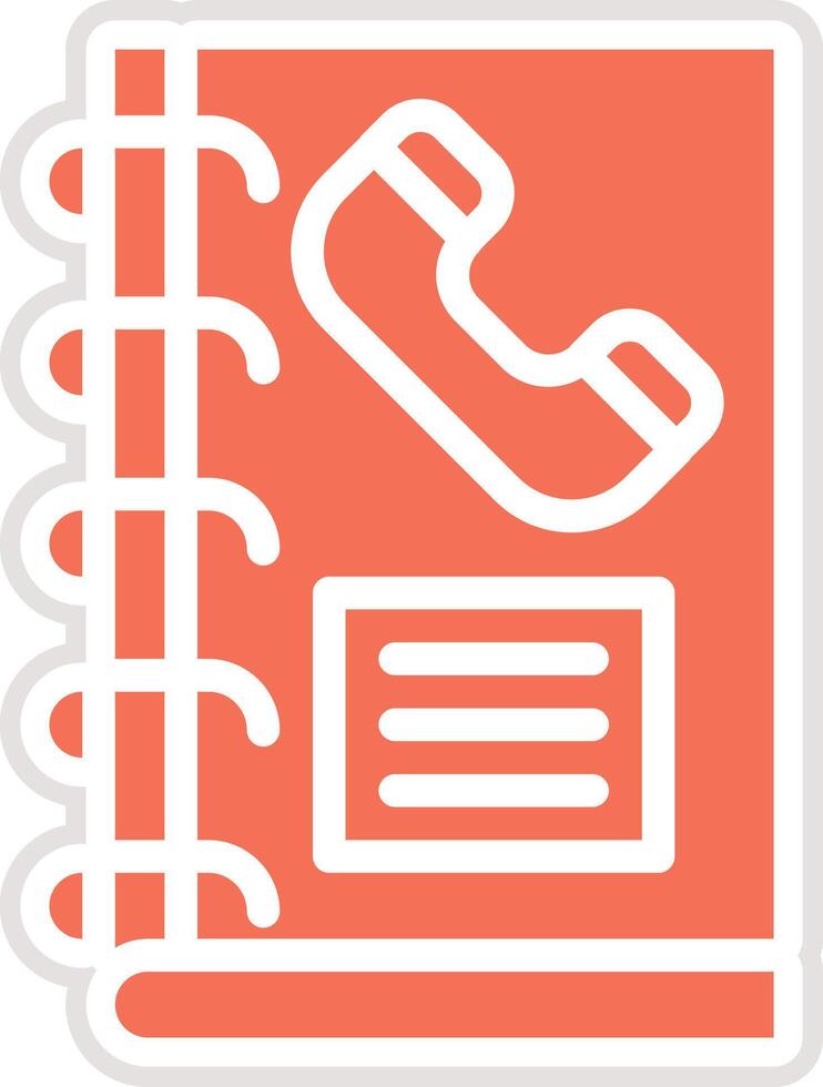 Phone Book Icon Design Illustration vector