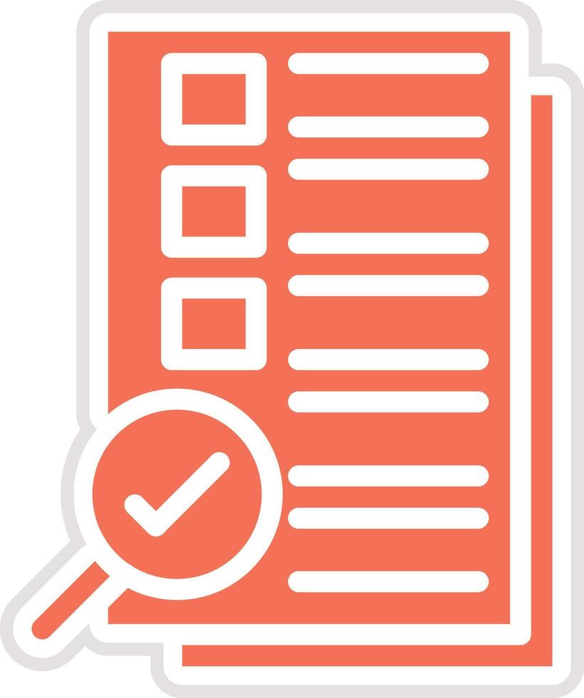 Auditing Icon Design Illustration vector