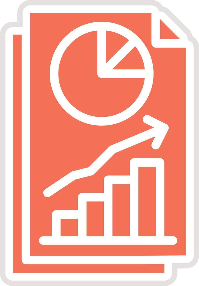 Finance Chart Icon Design Illustration vector