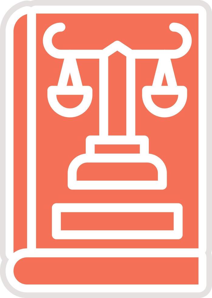 Company Law Icon Design Illustration vector
