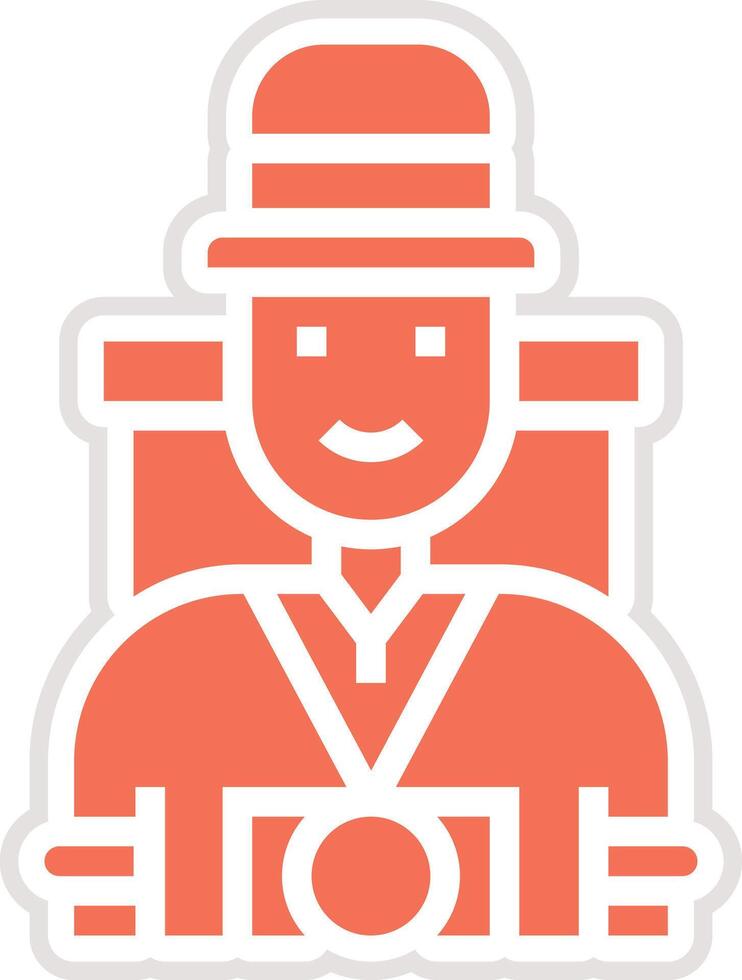 Tourist Icon Design Illustration vector