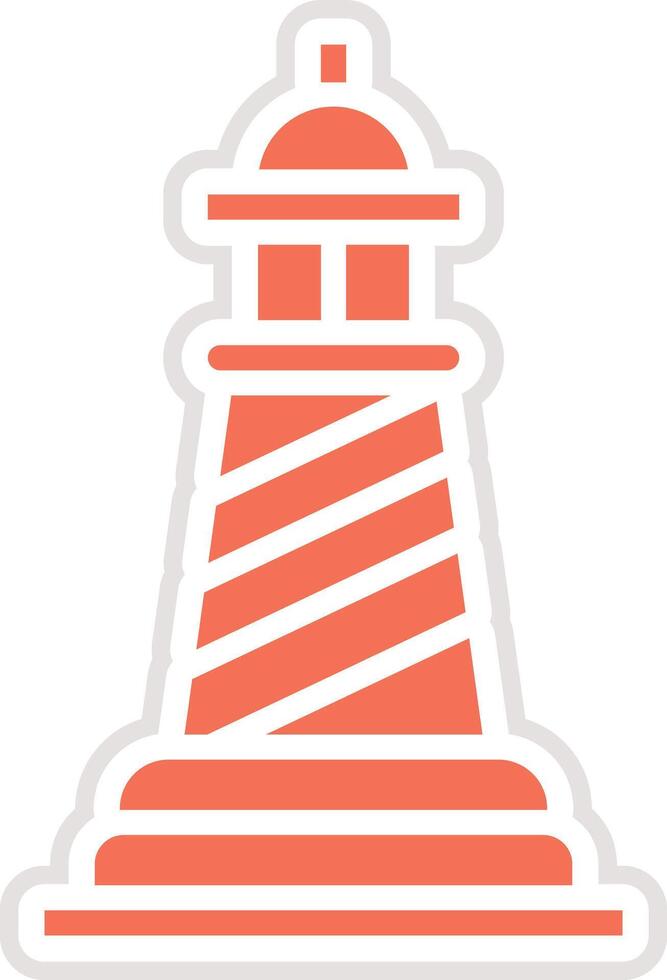 Lighthouse Icon Design Illustration vector