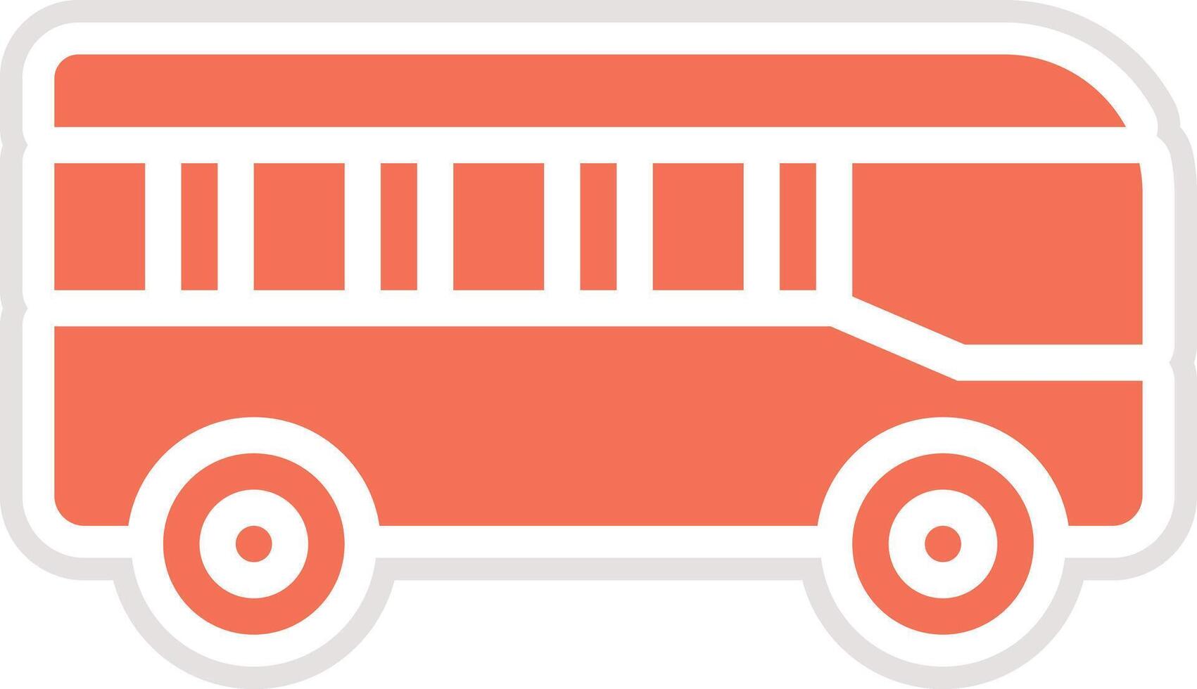 Bus Icon Design Illustration vector