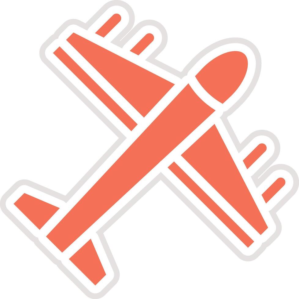 Airplane Icon Design Illustration vector