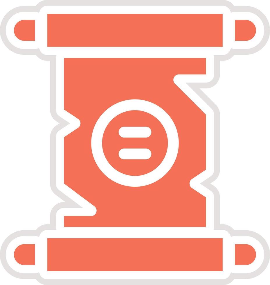 Scroll Icon Design Illustration vector