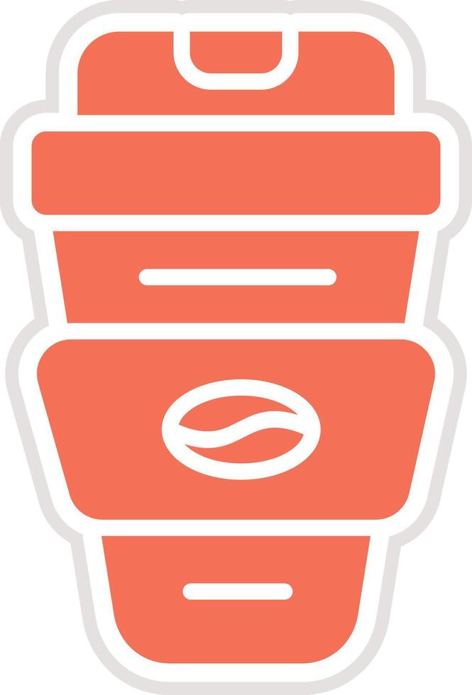 Coffee cup Icon Design Illustration vector