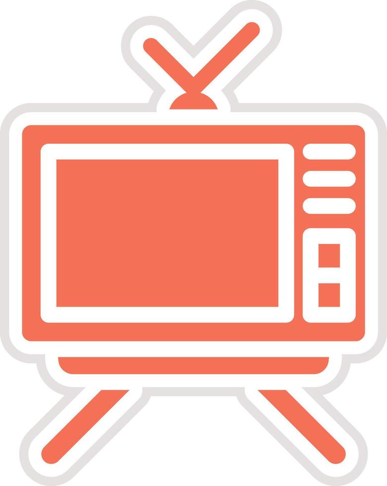 Television Icon Design Illustration vector