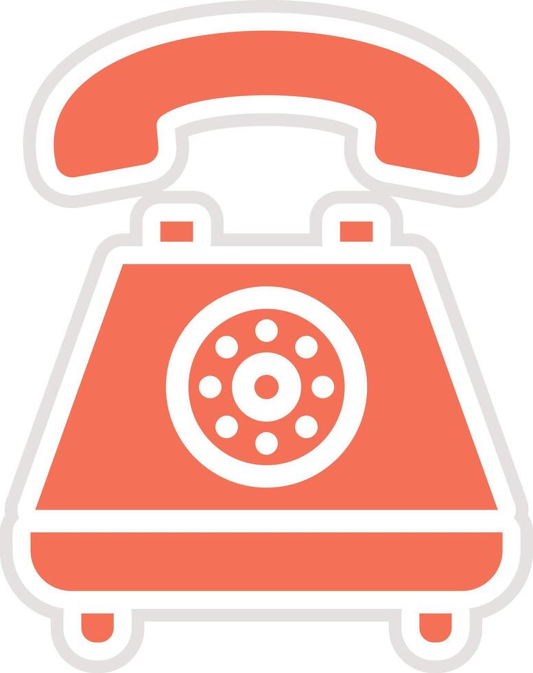 Telephone Icon Design Illustration vector