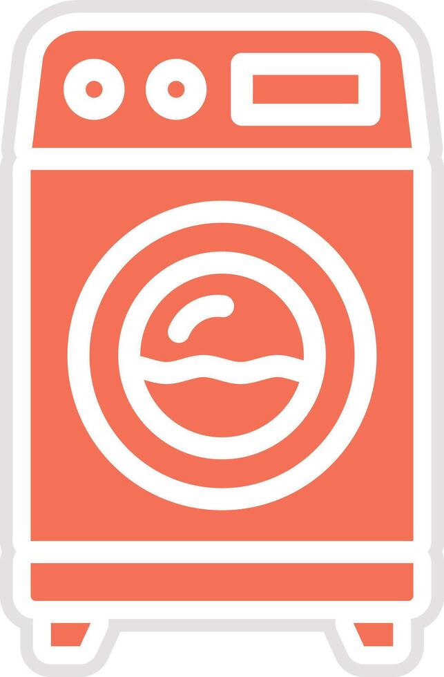 Washing machine Icon Design Illustration vector